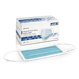 McKesson Medical Face Masks, Level 1 - Pleated with Ear Loops, Non-Sterile, Blue - One Size Fits Most Adults, 7 in x 3.75 in, 50 Count, 1 Pack