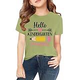 First Day of School Shirt Girls First Day of School Shirt for Girls Boys Preschool to 6Th Grade Tshirt Kids Back to School Graphic Tee Crewneck Short Sleeve Tops A-Mint Green 12-13 Years