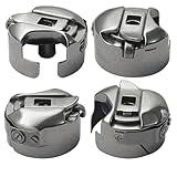 Fbshicung 4pcs Walking Foot Large (M) Bobbin Case #18045 Compatible with CONSEW 205RB,206RB,JUKI DNU-1541,DNU-241H
