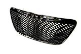 Gldifa Front Grille Compatible with Chrysler 300C/300 2011-2014 Gloss Black Mesh Grill Replacement