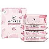 The Honest Company Nourish + Cleanse Naturally Scented Wipes | Cleansing Multi-Tasking Wipes | 99% Water, Plant Based, Hypoallergenic | Sweet Almond, 240 Count