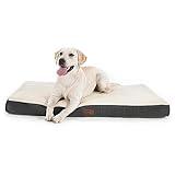 Bedsure Dog Bed Large Sized Dog - Orthopedic Waterproof Pet Beds with Removable Washable Cover, Egg Crate Foam Puppy Mat, Suitable for Pet Up to 65 lbs