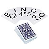 S&S Worldwide Jumbo Bingo Calling Cards. 5-3/4" High Cards with 1-3/4" High Numbers and Letters can be Read from 50 Feet or More.