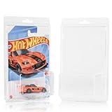 Baskiss 36 Pack Clear Protector Cases for Model Cars, Clamshell Display Holder, Protective Packs Vehicle Blister Pack Covers Compatible with Hot Wheels for Storage (36)