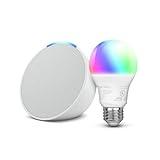Echo Pop with Amazon Basics Smart Color Bulb