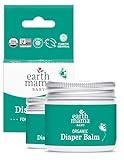 Earth Mama Organic Diaper Balm 2-Ounce | Diaper Cream for Baby | EWG Verified, Petroleum & Artificial Fragrance-Free with Calendula for Sensitive Skin (2-Pack)