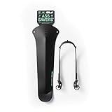 Ass Savers – Win Wing 2 Gravel - Black, Rear Mudguard for Gravel Bikes with Black Wishbone, Tire Widths up to 60mm, Ultralight, Clip On, Easy Installation & Removal, Secure Mount, Swedish Design
