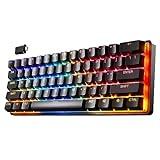 SteelSeries Apex Pro Mini Wireless Keyboard - 60% Design - OmniPoint 2.0 - Quantum 2.0 Wireless - Double Shot PBT Keycaps - Black