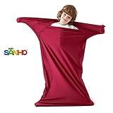 SANHO Premium Sensory Sock Body Sock, Perfect for Children with Sensory Processing Disorder, Updated Version (Wine red, Medium)