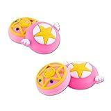 PERFECTSIGHT Cute Switch Thumb Grip Caps for Nintendo Switch OLED Joycon/Lite, Silicone Soft Joystick Cap, Kawaii Magic Moon Skin Button Stick Cover 3D Analog Kit for NS Controller (Compact)