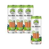 KUL MOCKS Mocktails Non-Alcoholic Drinks | Moscow Mule | Alcohol Free Alternative | Zero Proof Drink | Mocktail Mixers with Vodka-Like Notes | Gluten-Free (4 Pack)