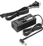 45W Charger for HP Laptop Computer - Fit for HP Stream 11 13 14, Pavilion x360 11 13 15 17, Envy, ProBook, EliteBook, Spectre AC Adapter, Notebook 14 15 Power Supply Cord (Smart Blue Tip)