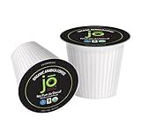 NO FUN JO DECAF: 48 Cups, Organic Medium Dark Roast Swiss Water Process Coffee for Keurig K-Cup Compatible Brewers, Fresh Seal Single Serve Cups, Fair Trade Certified, Kosher, Non-GMO, Gluten Free