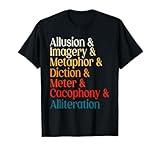 Poet Poetry Literature Lover Poem Writer T-Shirt