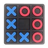 zeyce Tic Tac Toe Board Game,Tic Tac Toe Family Game, Classic Board Game, Classical Family Board Game,Children's Tic Tac Toe Game, Plastic tic tac Toe Game, Board Size 15 X 15 cm