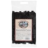 Backroad Country Old Fashioned Classic Black Licorice Twists - Licorice Candy - Made in the USA - 16 OZ (Pack of 1)
