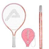 AMA SPORT Kids Tennis Racket for Junior Toddlers Starter Kit 17-25" for Girls and Boys - 4 Color Kids Tennis Rackets Age 2-12 with 420D Nylon Shoulder Strap Bag