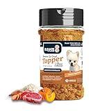 Sensitive Stomach Dog Food Toppers for Picky Eaters - 100% Human Grade Beef - Air Dried, All Natural, USA Grass Fed Beef - Limited Ingredients - Seasoning, Meal Mixer, Healthy Topper for Dry Food