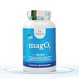 nbpure MagO7 - Natural Colon Cleanse & Detox | Occasional Constipation Relief, Stool Softening, & Bloating Support for Men & Women | Ozonated Magnesium Oxide, 90 Capsules