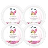Dove Nourishing Body Care, Face, Hand, and Body Beauty Cream for Normal to Dry Skin Lotion for Women with 24-Hour Moisturization, 4-Pack, 2.53 Oz Each Jar