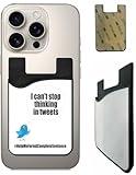 Island Gifting – OBGYNs Offer a Smile with Every Cervix – Silicone 3M Adhesive Credit Card Stick-on Wallet Pouch for iPhone/Galaxy Android Phone Cases