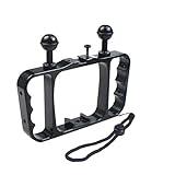 FEICHAO CNC Diving Bracket Selfie Frame for Diving Snorkeling Compatible with Hero 13 Action Camera Photography Equipment Accessories (Black)