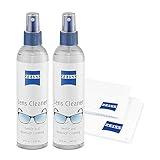 ZEISS Lens Care Pack – 2x 8oz Streak-Free Lens Spray and Microfiber Cloths for Eyeglasses and Optics