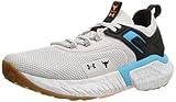 Under Armour Mens Project Rock 5 Running & Training Shoes Gray 8 Medium (D)