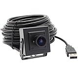 ELP USB Fisheye Camera 170degree 960P PC Camera Wide Angle Low Light Webcam for Computer Raspberry Pi Mini UVC USB2.0 Lightburn Camera 0.01lux USB Security Camera Industrial Open CV USB with Camera
