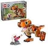 LEGO Jurassic World Little Eatie T Rex Toy - Dinosaur Building Toy for Kids, Boys and Girls, Ages 7+ - Gift Idea for Birthdays and Fans - with Movable Jaw, Head and Tail - 76967