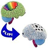 GIANTmicrobes Bipolar Plush, Bipolar Stuffed Animal, Bipolar Gifts, Mental Health Awareness, Psychology Gifts, Brain Plush, Brain Model, Bipolar Disorder, Psychiatrist Gift, Bipolar Awareness
