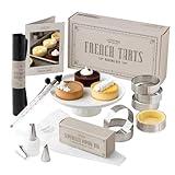 French Tart Baking Set | Mothers Day Unique Baking Gifts Kitchen Baking Supplies Present Food Making Kit For Adults & Parisian Cooking Tools for Pastry Dessert