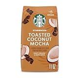 Starbucks Ground Coffee, Toasted Coconut Mocha Flavored Coffee, 100% Arabica, Limited Edition, 1 Bag (11 Oz)