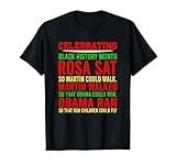 Celebrating Black History Month, Inspirational Power Leaders T-Shirt