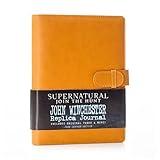 Supernatural John Winchester's Journal, Official Replica From Supernatural, Biggerson's Turducken Ad, Mystery Spot Brochure and 5 News Articles