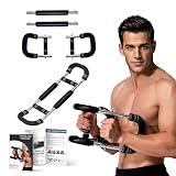 MUZMDNI Twister Arm Trainer Equipment Adjustable Spring Workout Bar Fitness, Forearm Triceps Chest Enhanced Exercise Strengthener, Upper Body Strength Training Machine for Men