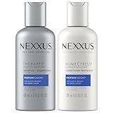 Nexxus Therappe Shampoo and Humectress Conditioner, Travel-Size – Ultimate Moisture for Dry Hair with Elastin Protein and Green Caviar, 3 Oz Ea