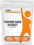 BulkSupplements.com Yohimbe Extract Powder - Yohimbe Bark Extract - Herbal Supplement, Gluten Free, 450mg per Serving, 500g (1.1 lbs) (Pack of 1)