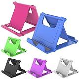 YENIE 6PACK Desktop Cell Phone Stand Holder, Portable Universal Desk Stand for All Mobile Smart Phone Tablet Display