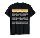2025 Calendar Design for Planners Teachers Offices Months T-Shirt
