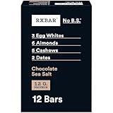 RXBAR Protein Bars, Protein Snack, Snack Bars, Chocolate Sea Salt, 22oz Box (12 Bars)