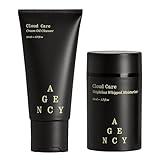 Anti-Aging Skin Care Gift Set for Dry Skin, Cloud Care Duo with Cream Oil Facial Cleanser and Weightless Face Moisturizer, Agency by Curology