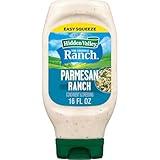 Hidden Valley Parmesan Ranch Condiment and Dressing, Easy Squeeze Bottle, 16 Fl Oz (Package May Vary)