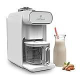 ChefWave Milkmade Dairy Alternative Vegan Nut Milk Maker Machine Almond Milk Soy Milk Oat Milk Cashew Milk Coconut Milk Macadamia Milk, No Soaking, Auto-Clean, Delay Start, Recipe Book - White
