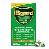 IBgard Gut Health Supplement, Peppermint Oil Capsules for Abdominal Comfort, 48 Capsules