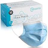 Hygenix Medical Grade 3ply Disposable ASTM level 3 Face Masks PFE >98% Filtration, Now Made in the USA (Pack of 50 Pcs)