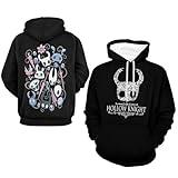 IEXZXZED Hollow Game Knight Hoodie Games Fan Sweatshirt Action Adventure Hooded Pullover Tops 2XL