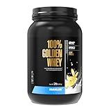 Maxler 100% Golden Whey Protein - 24g of Protein per Serving - Premium Whey Protein Powder for Pre Post Workout - Fast-Absorbing Whey Concentrate Isolate Hydrolysate Blend - French Vanilla Protein 2lb