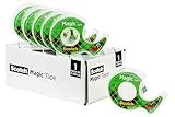 Scotch Magic Tape, Invisible, Home Office Supplies and Back to School Supplies for College and Classrooms, 6 Rolls with Dispensers