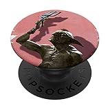 Goblin Mode Selfie On Photo Worthy Pink Wall Halloween PopSockets Swappable PopGrip